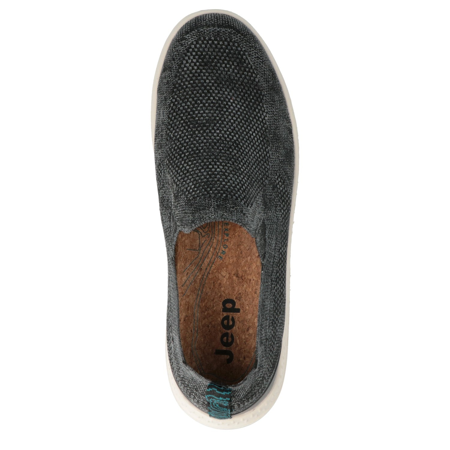 Black Jeep slip-on shoe for men