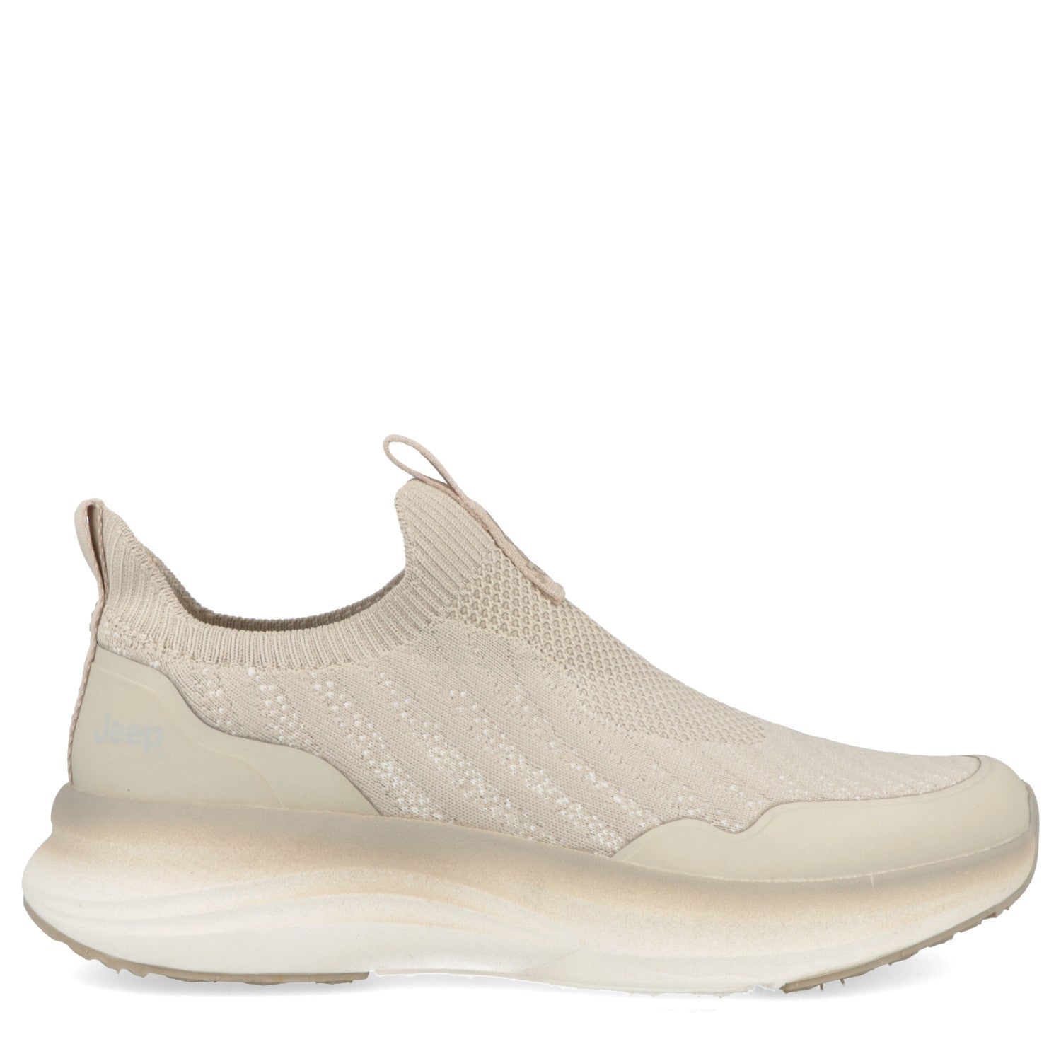 Beige Jeep slip-on sneaker for women