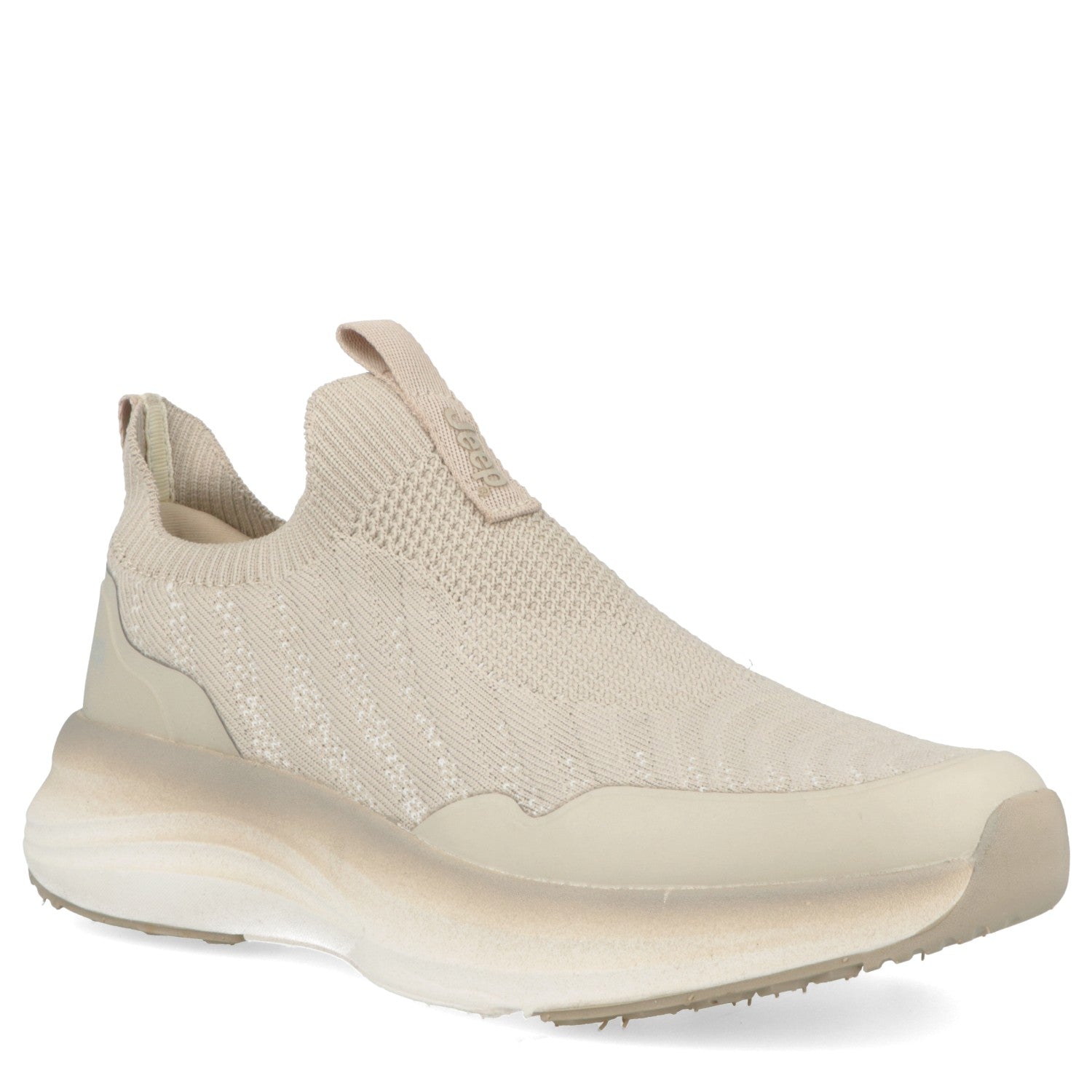 Beige Jeep slip-on sneaker for women