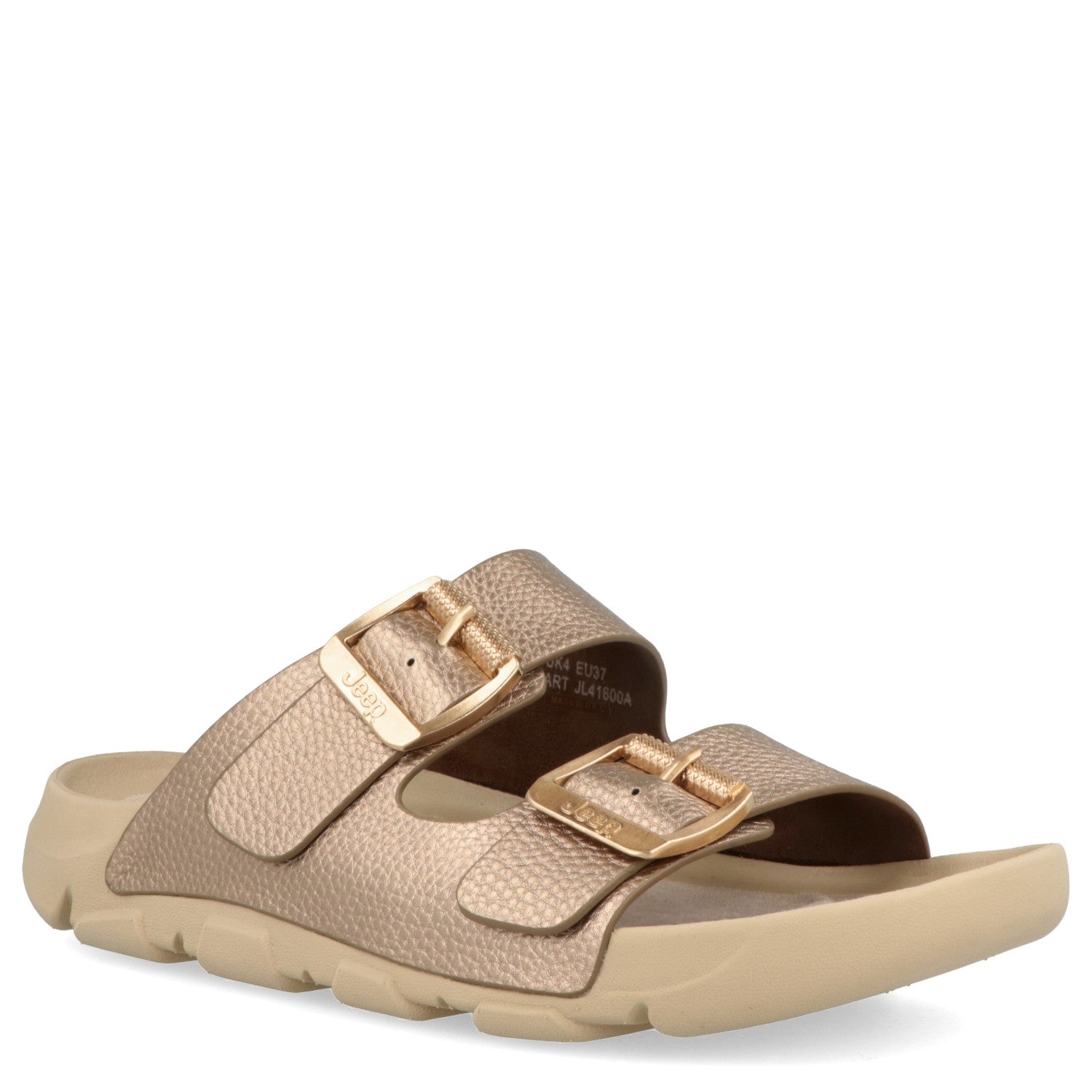 Jeep 2 buckles Rose Gold Sandal for Women