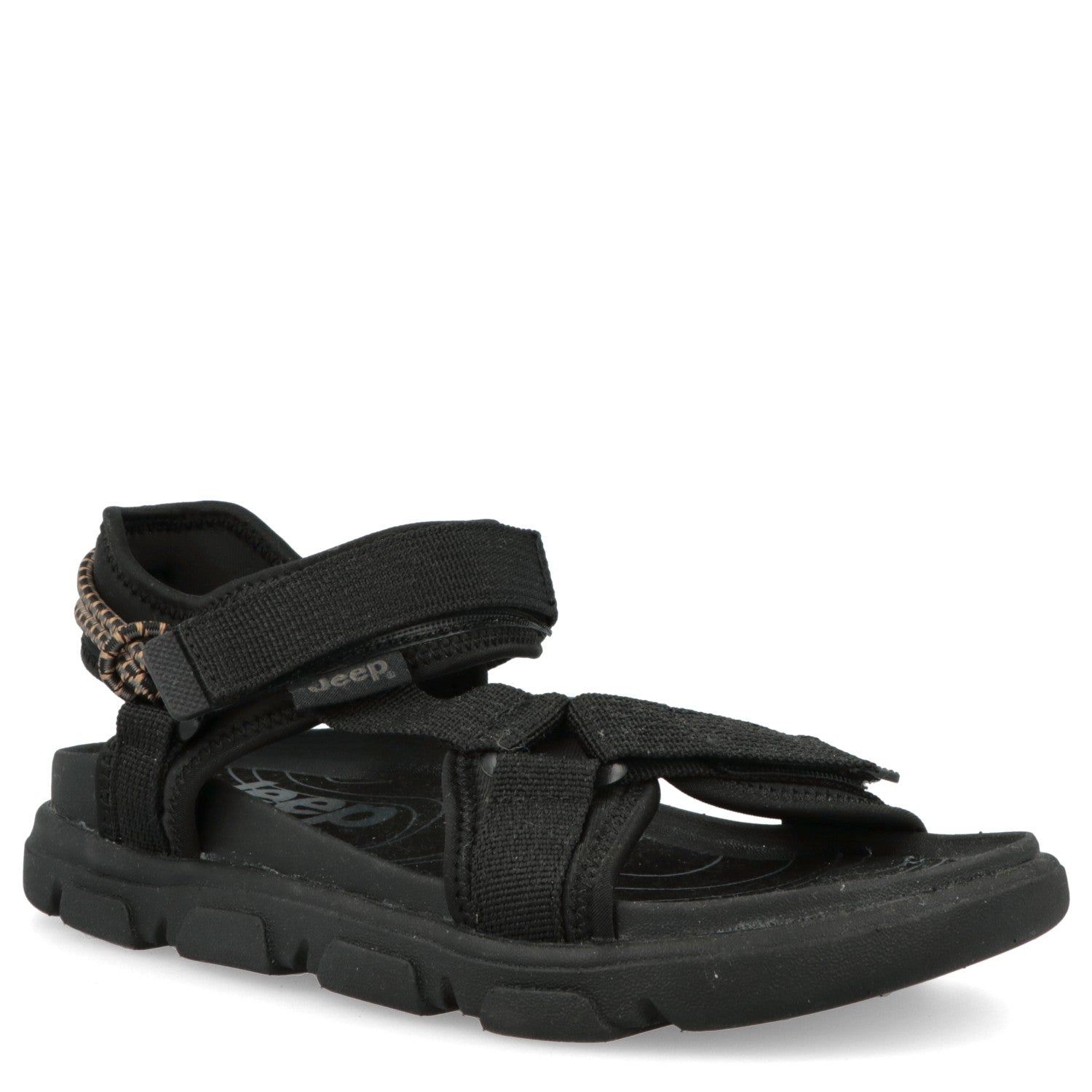 Black Jeep walking sandals for women