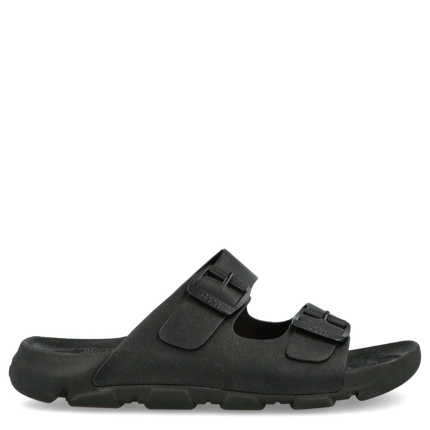 Jeep Black sandal with double buckle
