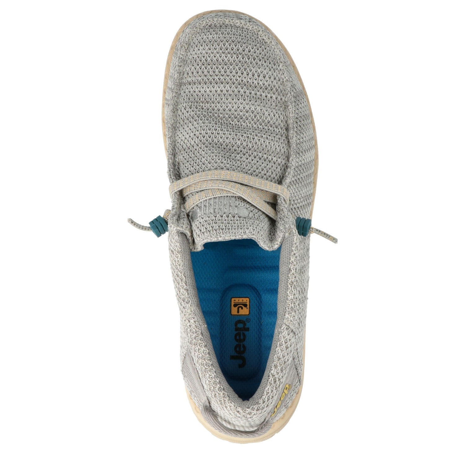 Light grey Wallabee with Jeep logo for men