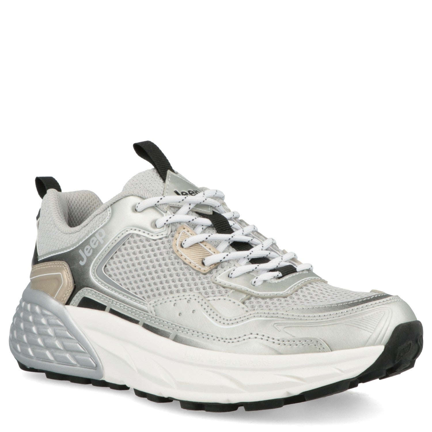 Silver Jeep sneaker for women