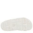 White sandal sole with Jeep logo