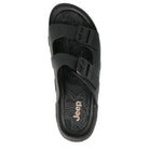 Jeep Black sandal with double buckle